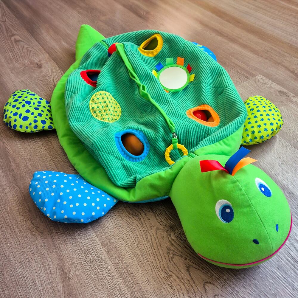 Melissa & Doug K's Kids Turtle Ball Pit Baby Activity Toy with Balls